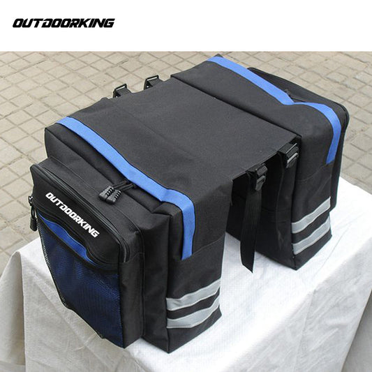 OutdoorKing Rack Trunk Bags for Bicycles Upgraded Double Tow Bags