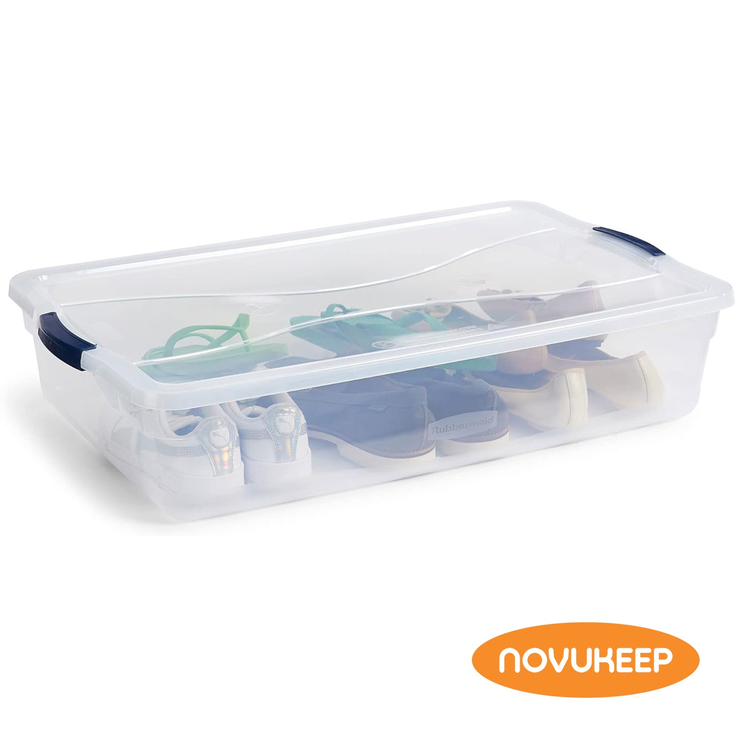 NovuKeep Clear Plastic boxes Plastic Storage Bins – Pantry Organizers & Storage Containers, Cabinet Organizer