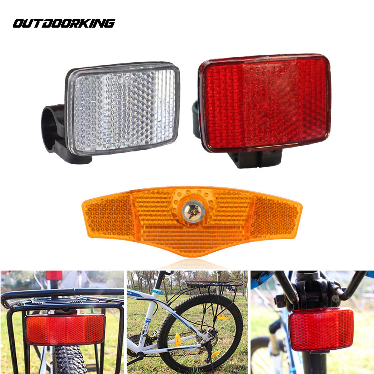 OutdoorKing Bicycle Reflectors