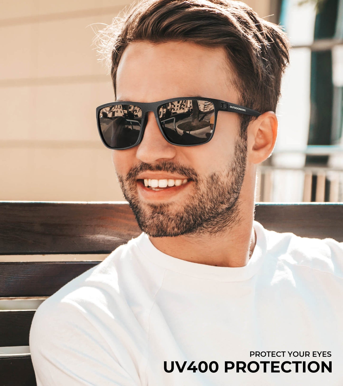 OUTDOORKING Classic Rectangle Sunglasses S45-1
